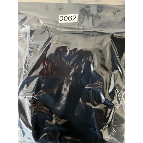 Porto Filo Extra Fine Dress Pants Polyester Men’s Size 34-36x27.5 Color Black - Picture 12 of 13